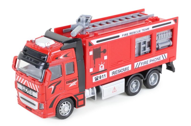 Alloy Car Emergency Service Vehicles Truck Toys For Kids